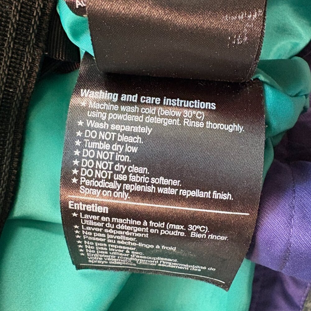 Burton The White Collection Women's Ski Parka Jacket Purple Full Zip Size Medium - Picture 8 of 11